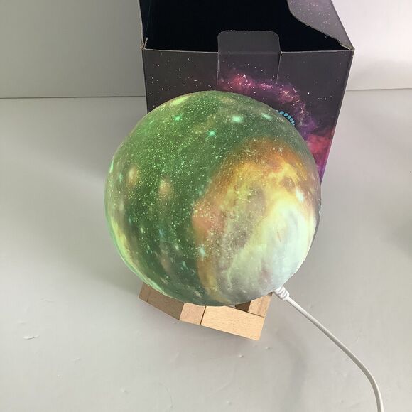 Mind Glowing Moon Lamp Kids Night Light Galaxy Lamp 4.7” 16 Colors LED 3D Works - Picture 6 of 11